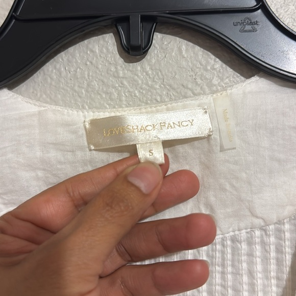 LoveShackFancy Jeromie Tiered Ruffle Mini Dress - Picture 4 of 7